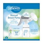 Dr Dr Brown'S Options Natural Flow Bomba manual Tirar leite materno + SoftShape Funil + Options+ Biberão anti-cólicas - 150ml - 6365320