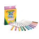 Crayola 12 Marcadores Pastel de Cores Lavável - 58-7515