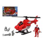 Bigbuy Fun Helicóptero Firefighters Rescue Team Vermelho - S1125401