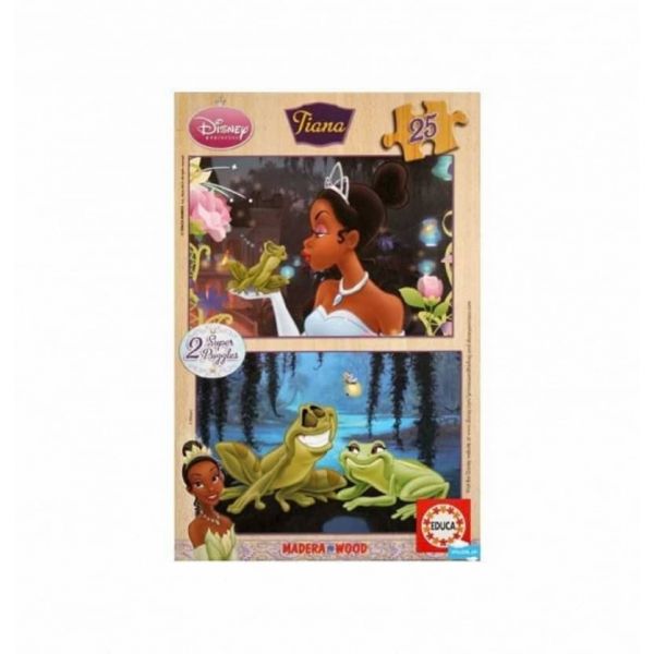 Comprar Puzzle Educa Princesas Disney de 2 x 25 Peças de madeira