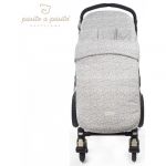 Pasito a Pasito - Saco de Dormir Flower Mellow Cinza Punto - PA74958