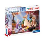 Clementoni - Puzzle 104 Peças Maxi Frozen 2