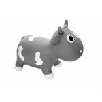 KidzzFarm Vaquinha Saltitona Insuflável Cinza