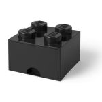 LEGO Caixa de Arrumação 4 Brick Drawer Preto - LEG2293