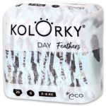 Kolorky Day Feathers Fraldas Ecológicas Tamanho S 3-6 Kg 25 Un.