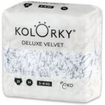 Kolorky Deluxe Velvet Love Live Laugh Fraldas Ecológicas Tamanho M 5-8 Kg 21 Un.