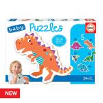 Educa 5 Baby Puzzles Dinossauros - ED18873
