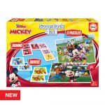 Educa Jogo Superpack 4 em 1 2 puzzle Mickey and Friends - ED19099