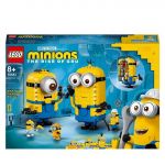 LEGO Minions Minions e o seu esconderijo construídos com peças - 75551