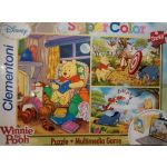 Disney Puzzle 3x48 Winnie Pooh e Amigos