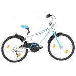 Bicicleta de Criança Roda 20&quot; Azul e Branco