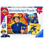 Ravensburger Puzzle Fireman Sam 3x 49 peças