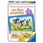 Ravensburger My First Puzzles Animais 3x6 Peças