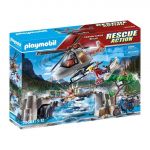 Playmobil City Action Operação Transporte Aéreo Rescue Action - 70663