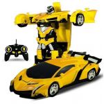 Carro Transformer Telecomandado - Amarelo