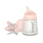 Suavinex Conjunto Zerø.Zerø Biberão 180 ml + Chupeta 2-2M Fair