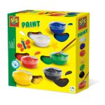 SES Kit iniciante pintura para criança com 6 tintas - 00361