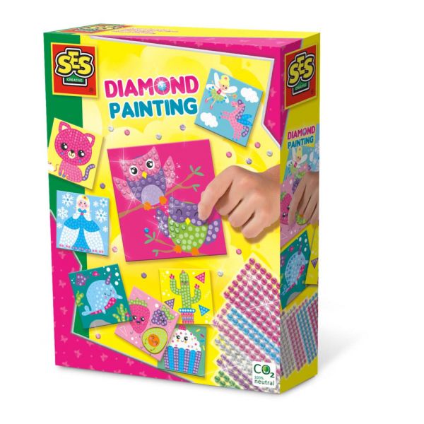 Kits de Pintura Diamante para Crianças Animais dos desenhos