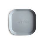 Mushie 2 Pratos Quadrados Cloud