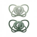 Nip 2 Chupetas Silicone First Moments My Butterfly Verde 5-18M