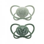 Nip 2 Chupetas Silicone First Moments My Butterfly Verde 0-6M