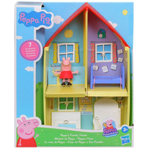 Casa da Peppa com Figuras - Diversão Noite e Dia - Com Som e Luz