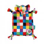Elmer o Elefante aos Quadrados Coloridos Doudou Comfort
