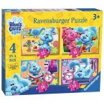 Ravensburger Pistas de Blue Puzzle 4 em 1