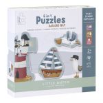 Little Dutch Puzzle 6 em 1 Sailors Bay - LD4761