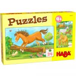 Haba 2 Puzzle Cavalos 24 Peças - HB306160