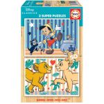 Educa 2 Super Puzzle 50 Peças Madeira Disney Classics - ED19290