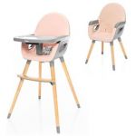 Zopa Cadeiras de Refeição Dolce 2 Blush Pink/grey