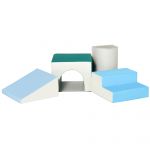 HomCom Conjunto de 4 Blocos de Espuma 150x50x39cm