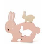 Trixie Puzzle para Bebés em Madeira Mr. Rabbit