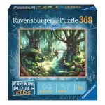 Ravensburger Escape Puzzle Kids 368 Peças Magic Forest Outline para Quebra-cabeça de 368 Peças - 12957