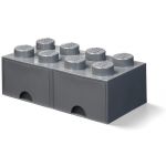 LEGO Caixa de Arrumação Brick Drawer 8 Cinza Escuro