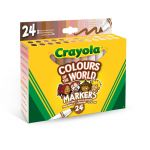 Crayola 24 Marcadores Grossos Lavável
