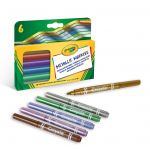 Crayola 6 Marcadores de Efeito Metálico