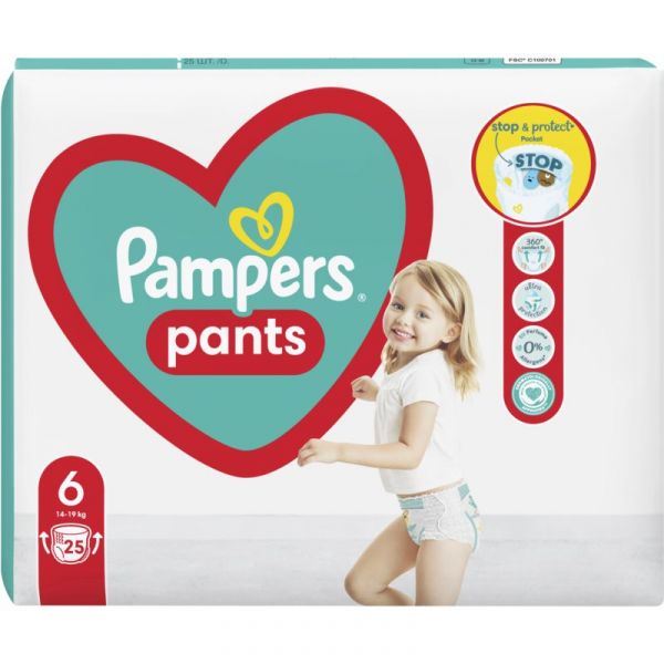 Pampers Pants Size 6 fraldas-cueca descartáveis