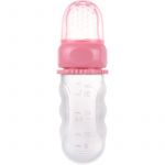 Canpol Babies Dishes & Cutlery Rede Auxiliar de Alimentação para Bebé 6m+ Silicone Pink 1 Un.
