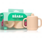 Beaba Silicone Learning Cup Chávena com Tampa Pink