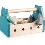 Zopa Wooden Tool Box Conjunto de Ferramentas Blue 14 Un.