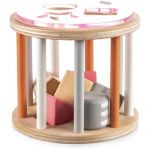 Zopa Wooden Jigsaw Atividades para Encaixar Peças de Madeira Pink