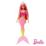 Barbie Dreamtopia Sereia Rosa Tiara Pérola