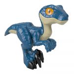 Jurassic World Imaginext Dinossauro Raptor Xl Azul