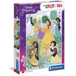 Clementoni Princesas Disney Supercolor Puzzle 104 Peças