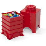 LEGO Storage: Caixa de Arrumação Brick 1 Vermelha - 40011730