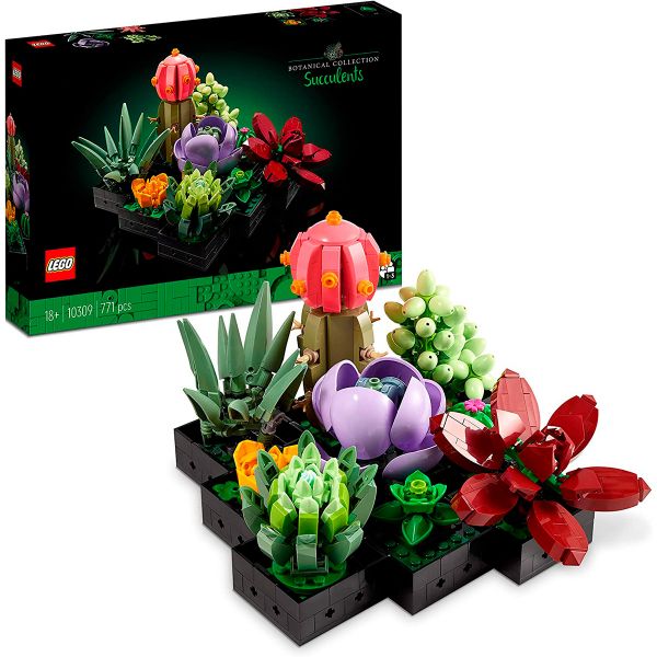 LEGO Icons: Suculentas 771 Peças - 10309