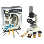 Lean Toys Microscopio Educacional Branco