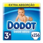 Fraldas Dodot Bebé Seco Extra T3 (7-11Kg) 156 unidades
